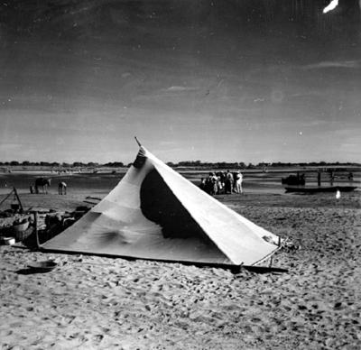 Acampamento de romeiros