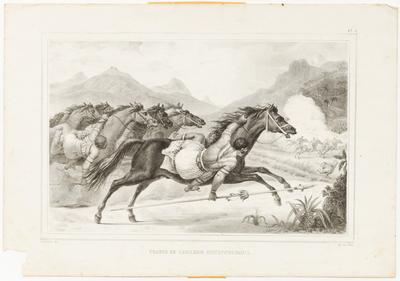 (Guaicurus / Carga de cavalaria Guaicuru)