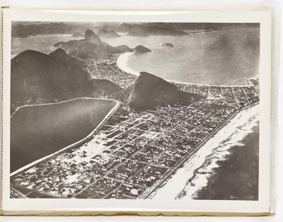 Vista aérea de Ipanema, Copacabana, Lagoa Rodrigo de Freitas e do Morro do Pão de Açucar