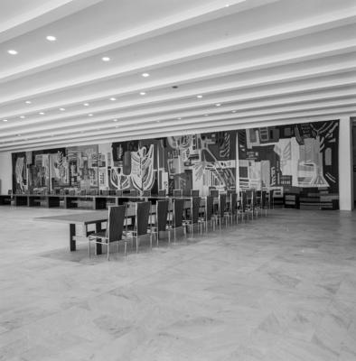 Tapeçaria de Burle Marx, na Sala Brasília - "Vegetação do Planalto Central"