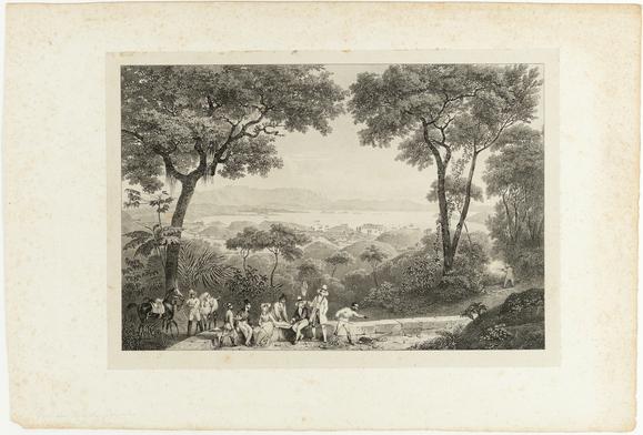 (Vista do Rio de Janeiro tomada do aqueduto)