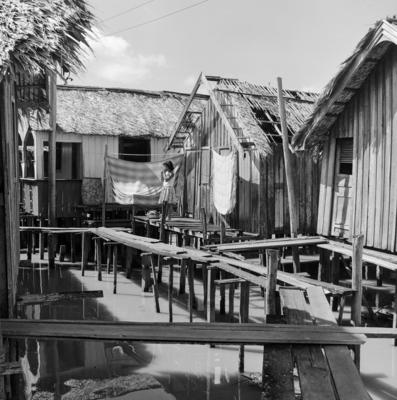 Rio Guamá, palafitas flutuantes