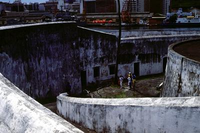Forte do Mar - galeria de circulação próxima à entrada