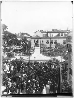 Inauguração do monumento em homenagem ao Visconde do Rio Branco