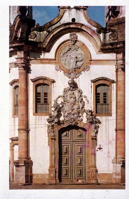 Igreja de São Francisco de Assis - fachada, parte central