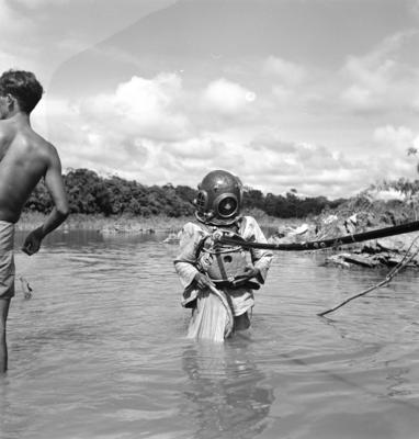 Garimpo de diamantes na Boca do Tauiri