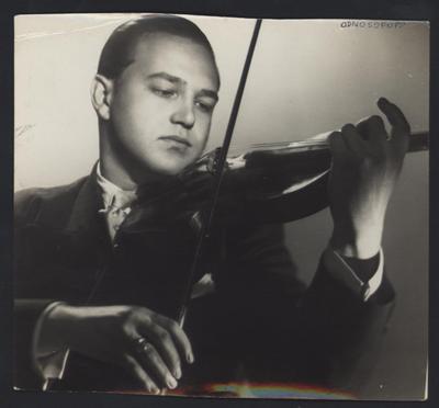 Ricardo Odnoposoff com o violino