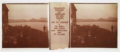 Vista da Baía de Guanabara; tomada da Ilha de Boa Viagem