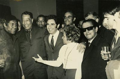 Agostinho dos Santos, Duke Ellington e Denis Brean