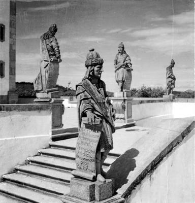 Profeta Baruc (à frente)