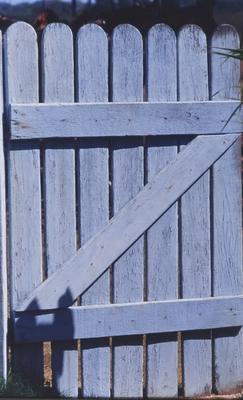 Portão de propriedade rural