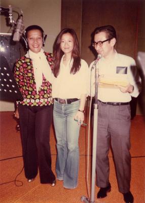 Elizeth Cardoso em estúdio