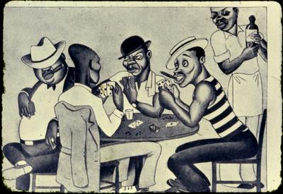 Jogo na Lapa (desenho - reprodução de periódico)