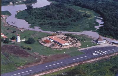 Vista aérea para cidade