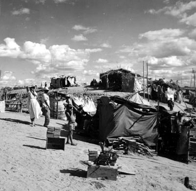 Acampamento de romeiros