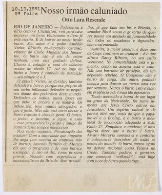 Nosso irmão caluniado