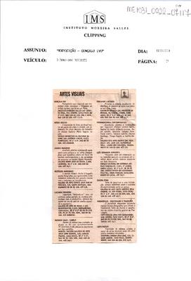 Artes Visuais: Gonçalo Ivo