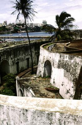 Forte do Mar, vista da galeria de contorno