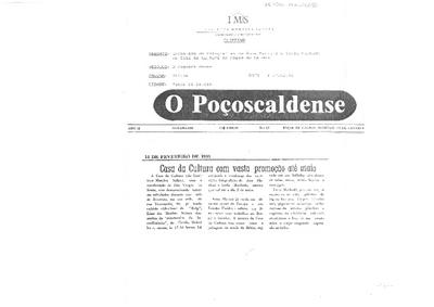 Casa da Cultura com vasta promoção até maio