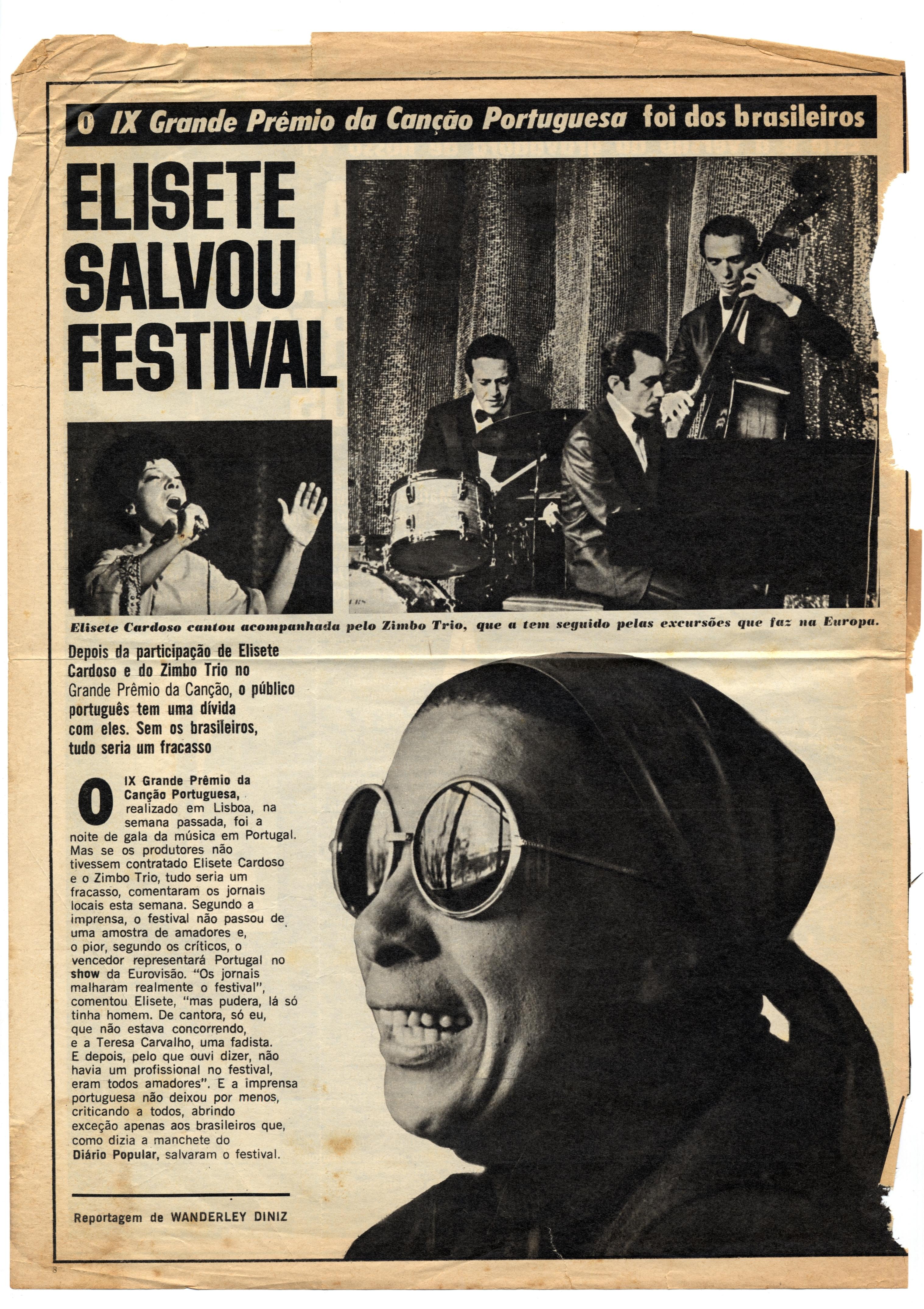 Elizeth salvou festival