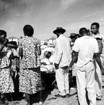 Vendedora de acarajé na Procissão de Nosso Senhor dos Navegantes