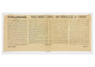 Paulo Mendes Campos: uma provocação ao humano