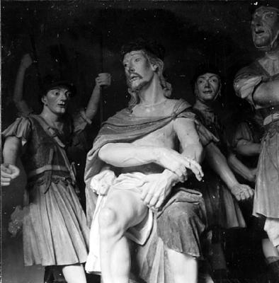 Via Crucis, Passos da Paixão, esculturas de Aleijadinho, Cristo no Passo da Coroação de Espinhos