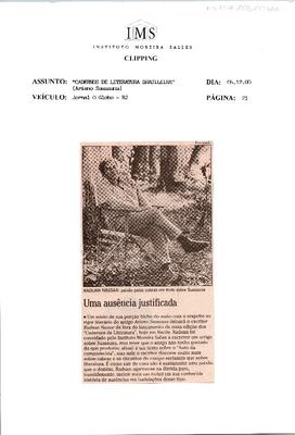 Uma ausência justificada