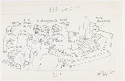 Enquanto isso, no hospital das elites, depois da queda.