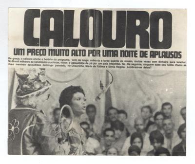 Chacrinha (reprodução de periódico)