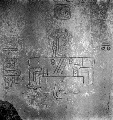 Detalhe de sítio arqueológico