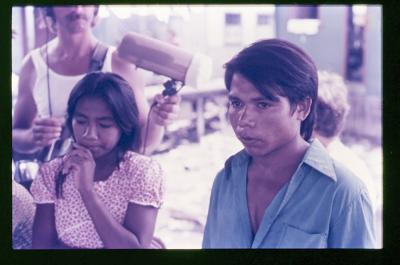 Filmagens de "Iracema: uma transa amazônica", com direção de Jorge Bodanzky e Orlando Senna