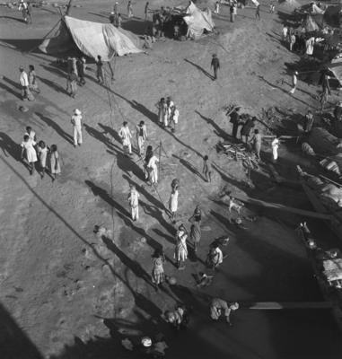 Acampamento de romeiros