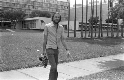 Brasília com Hermano Penna, filmagens para Aloísio Leite ou TV alemã