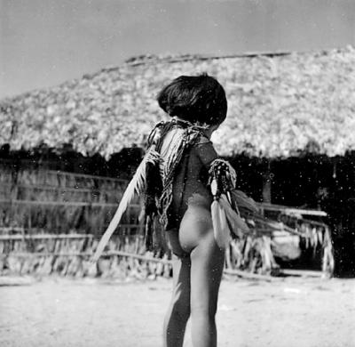 Série povo Kayapó, criança indígena