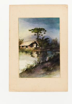 [Paisagem com casa e araucária]