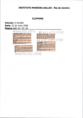 'O tempo e o lugar'.