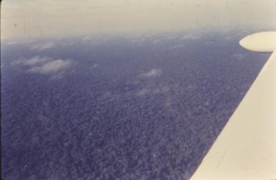 Vista aérea no trajeto entre Belém e Paragominas