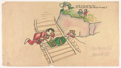 - Você é doida! Eu vou lá me meter em briga de casal?!