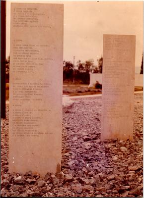 Olavo Redig de Campos no Monumento Votivo Militar Brasileiro em Pistóia
