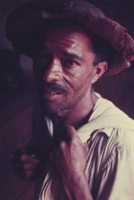 Trabalhador das minas de garimpo