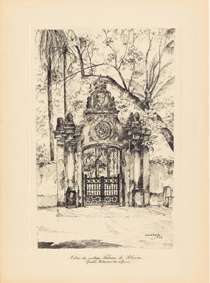 Portão da antiga Fábrica de Polvora, (Jardim Botanico)  - Rio de Janeiro.