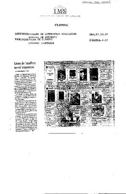 Livro "de mulher nova" espantou