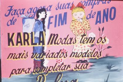 Flagrante de rua - placas, letreiros e cartazes