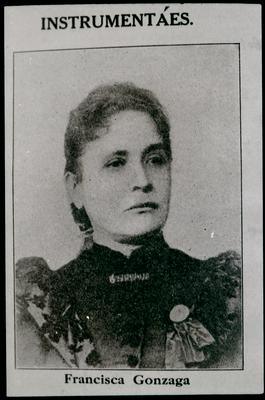 Chiquinha Gonzaga aos 47 anos (reprodução de livro ou periódico)