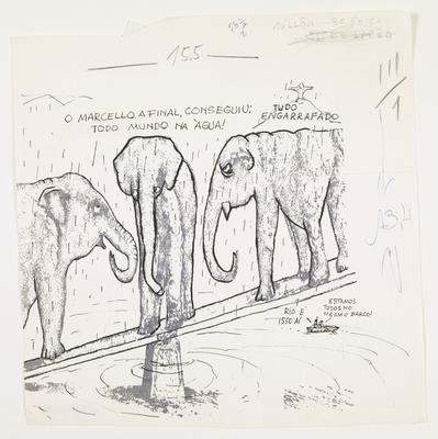 - O Marcello afinal, conseguiu: todo mundo na água!