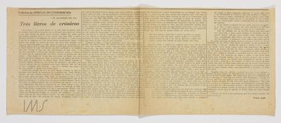 Três livros de crônicas