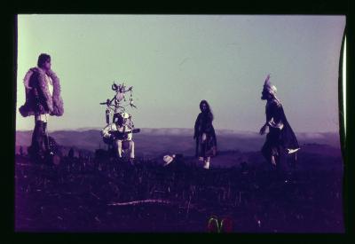 Testes e ensaios para o filme O Profeta da Fome