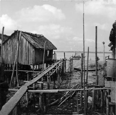 Vila da Barca, palafitas flutuantes