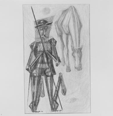 Série Dom Quixote de Cândido Portinari - Dom Quixote cavaleiro andante